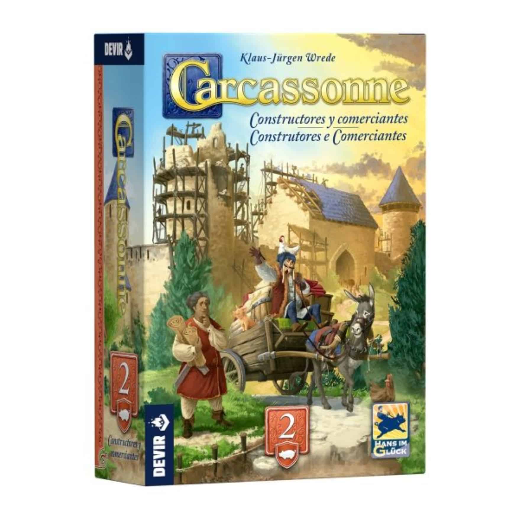 Carcassonne Comerciantes Constructores