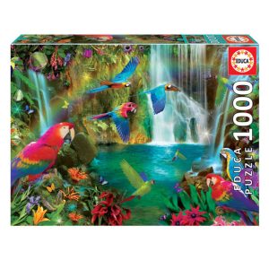 Puzzle 1000 piezas Loros Tropicales