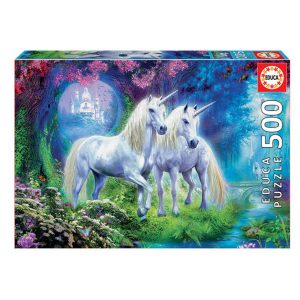 Puzzle 500 piezas Unicornios en el Bosque