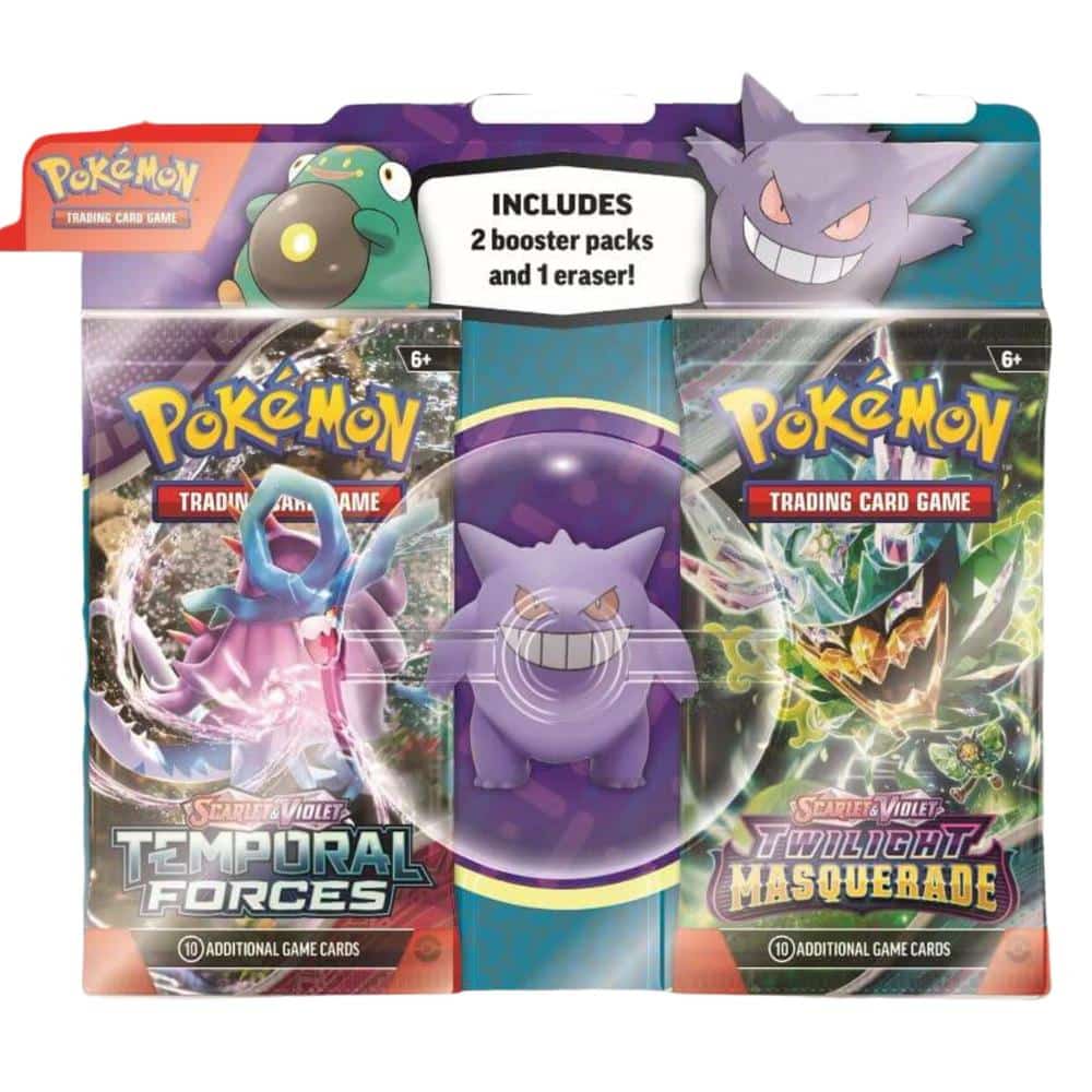 Pokémon Back Eraser Gengar School To Blister (Inglés)