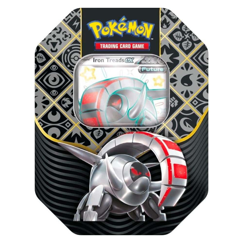 Pokémon Paldean Fates Ex Iron Tread Tin (Español)
