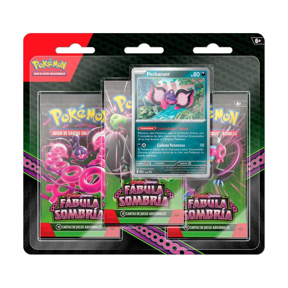 Pokémon Shrouded Fable Pack Pecharunt Blister (Español)