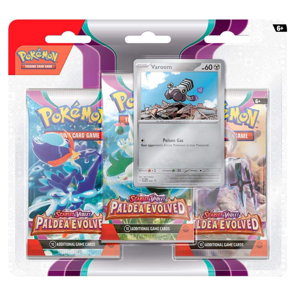 Pokémon Paldea Evolved Pack Varoom Blister (Español)