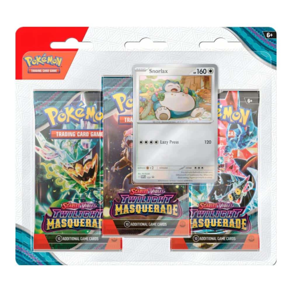 Pokémon Twilight Masquerade Pack Snorlax Blister (Inglés)