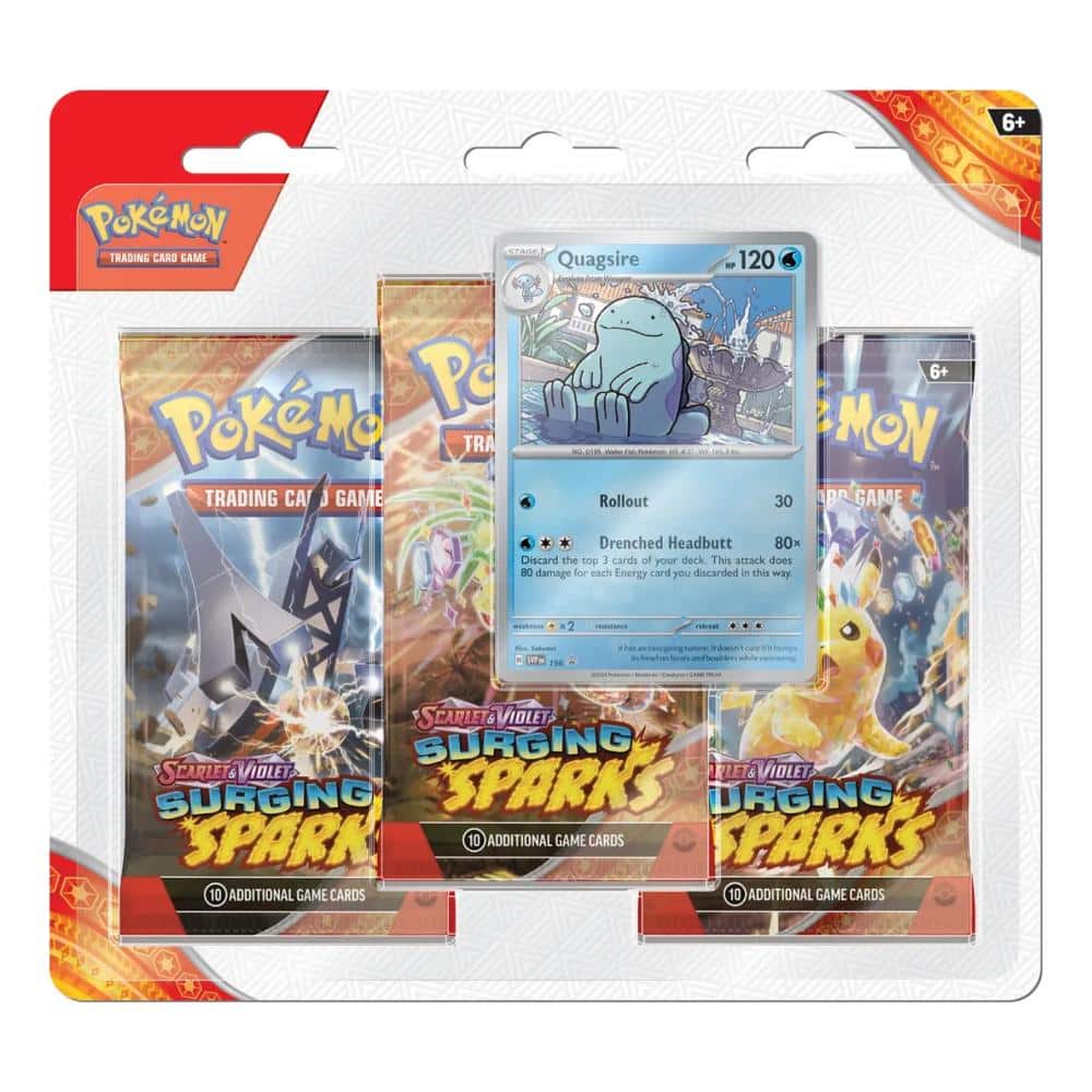 Pokémon Surging Sparks Quagsire Blister (Inglés)