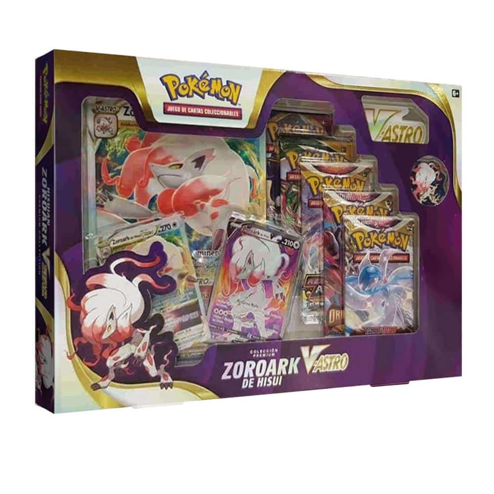 Pokémon Hisuian Premiun Vstar Zoroark Collection (Español)