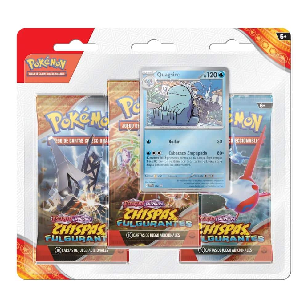 Pokémon Surging Sparks Quagsire Blister (Español)
