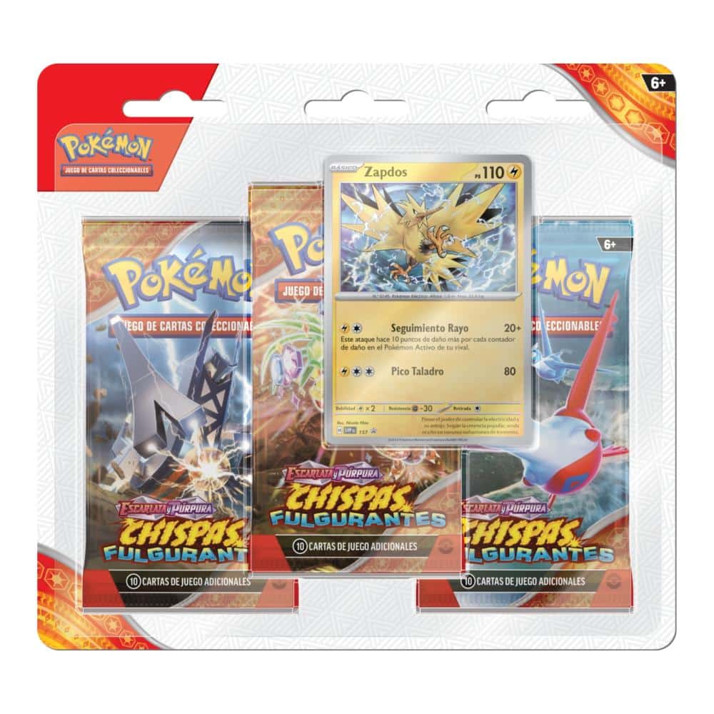 Pokémon Surging Sparks Zapdos Blister (Español)
