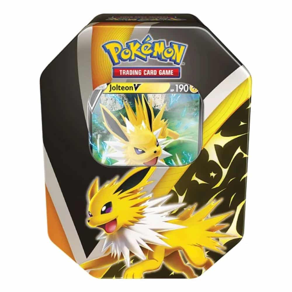 Pokémon Eevee Evolutions Tin Jolteon V Inglés – Updown Juegos