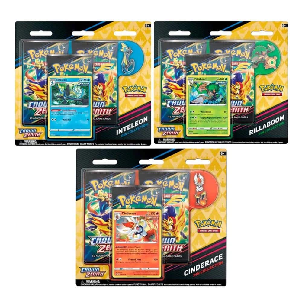 Pokémon Crown Zenith Pin Verde Collection (Inglés)