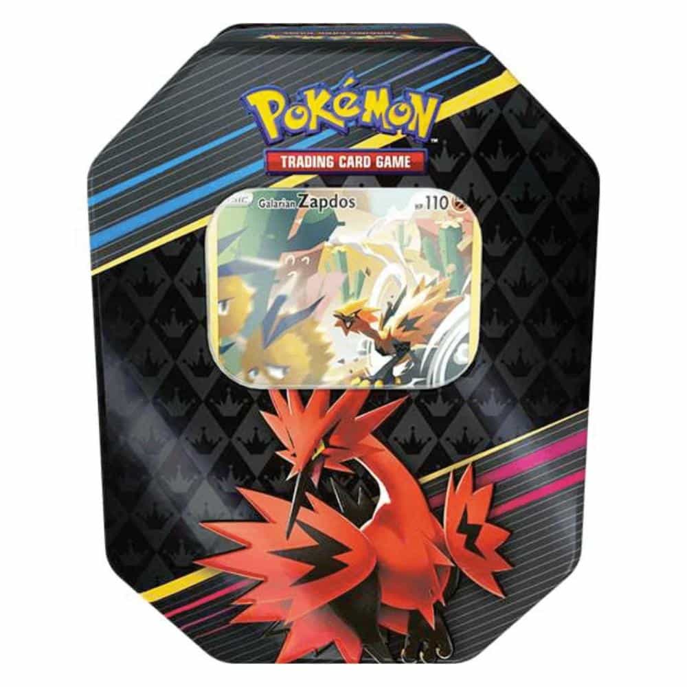 Pokémon Crown Zenith Zapdos Tin (Español)
