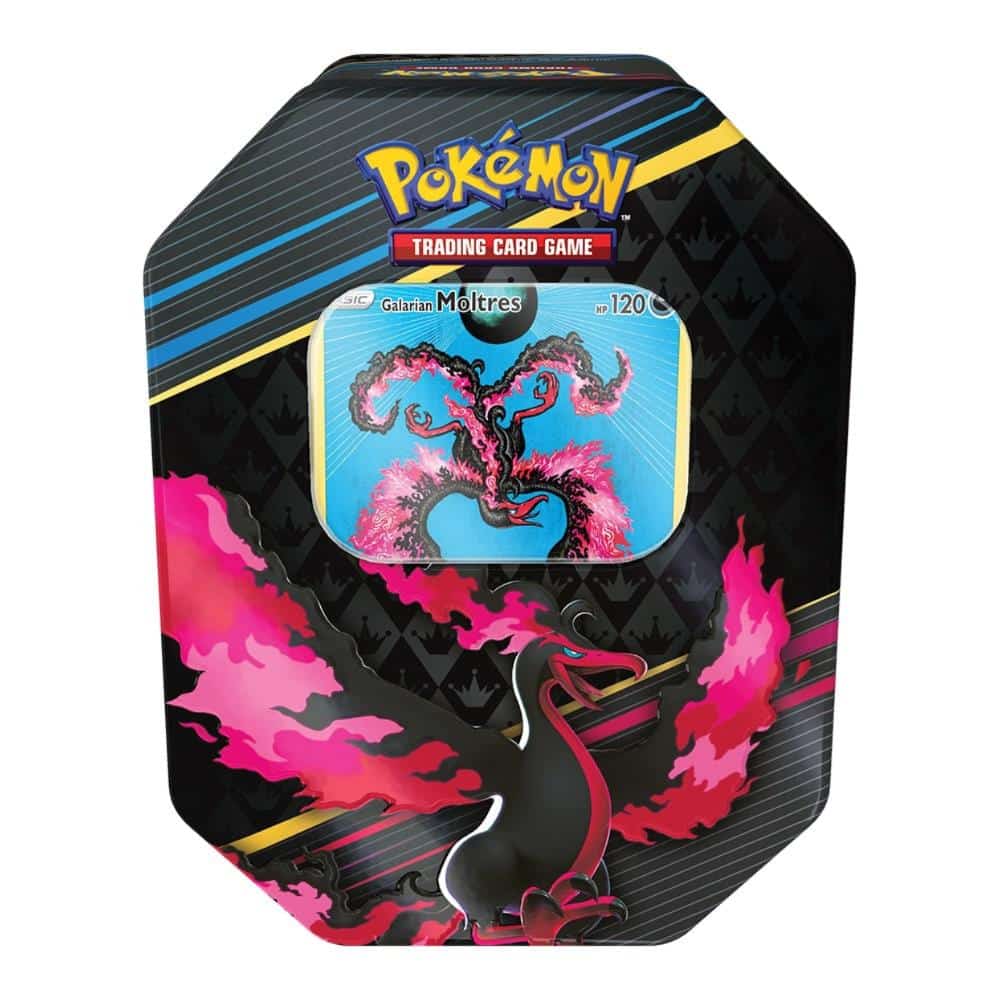 Pokémon Crown Zenith Moltres Tin (Español)