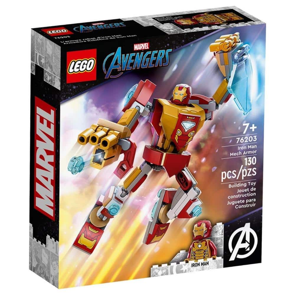 Armadura Iron Lego Man Marvel Robotica