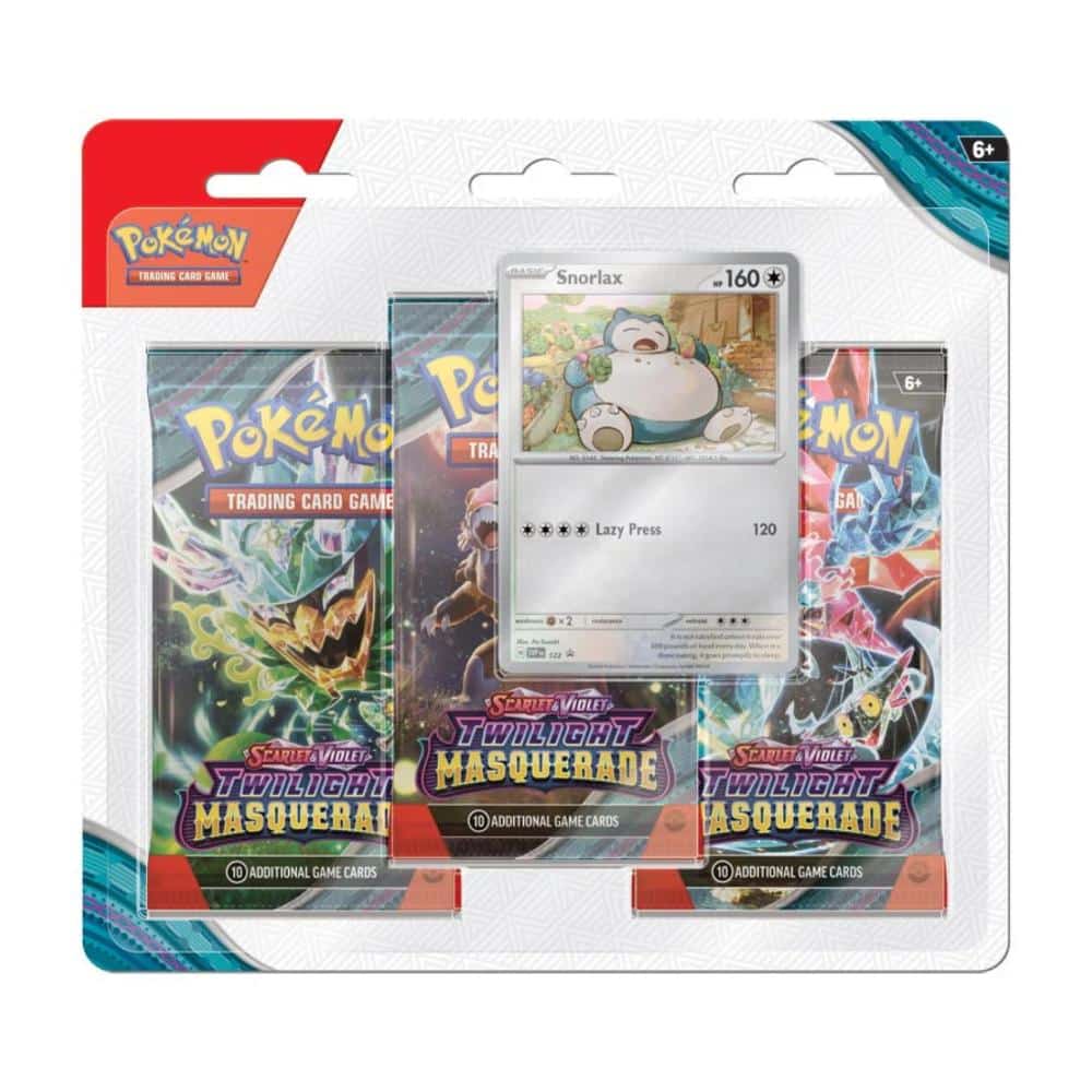Pokémon Twilight Masquerade Pack Snorlax Blister (Español)
