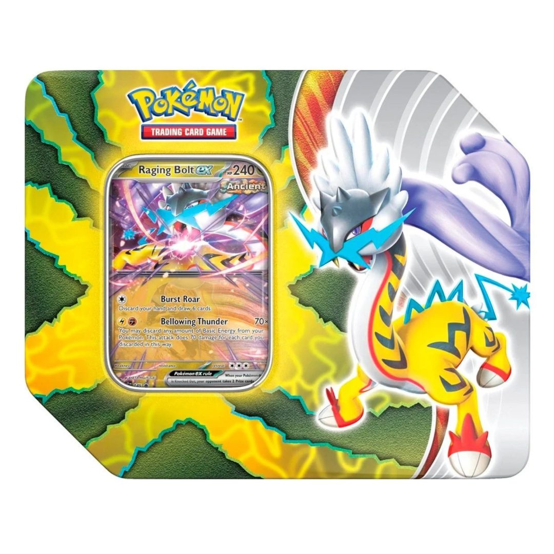 Pokémon Paradox Rift Bolt Destinies Ex Raging Tin (Inglés)