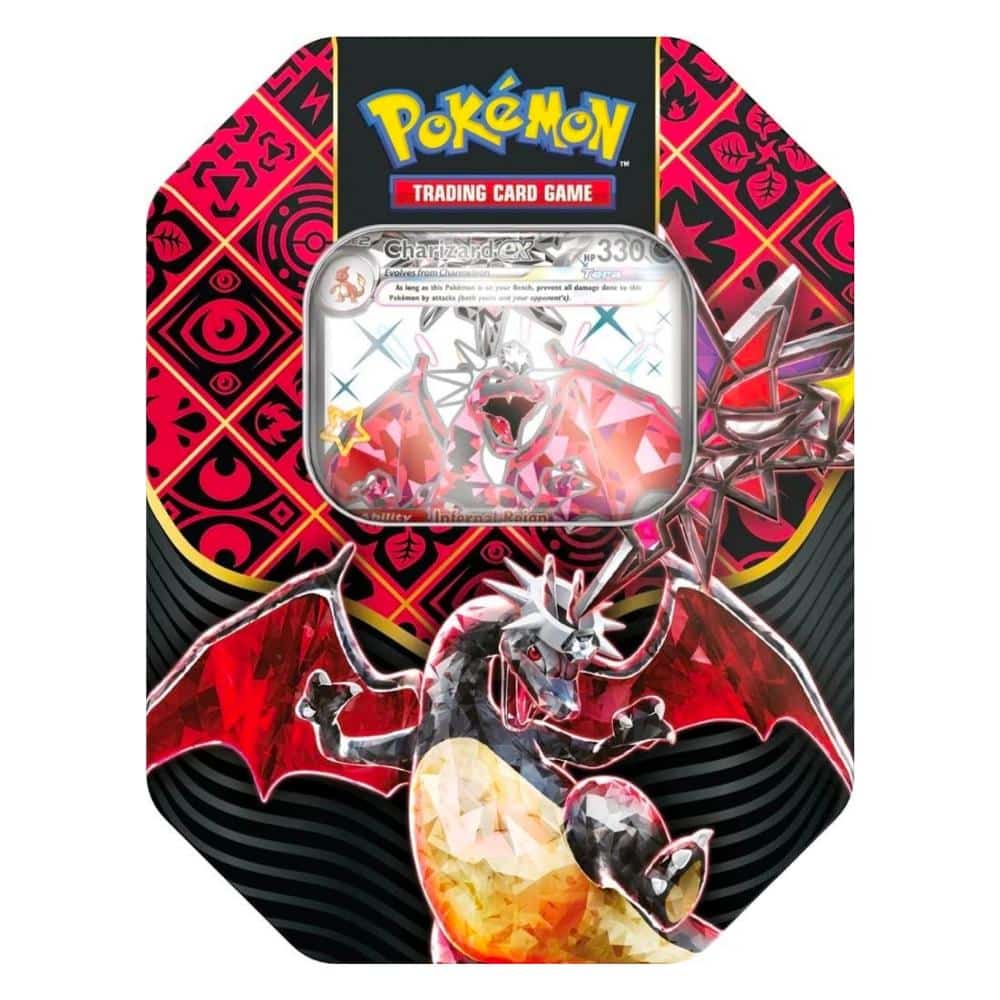 Pokémon Paldean Fates Charizard Ex Tin (Español)