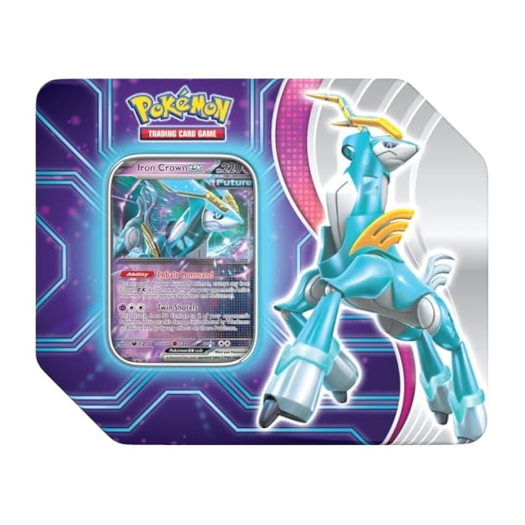 Pokémon Paradox Rift Crown Destinies Ex Iron Tin (Inglés)