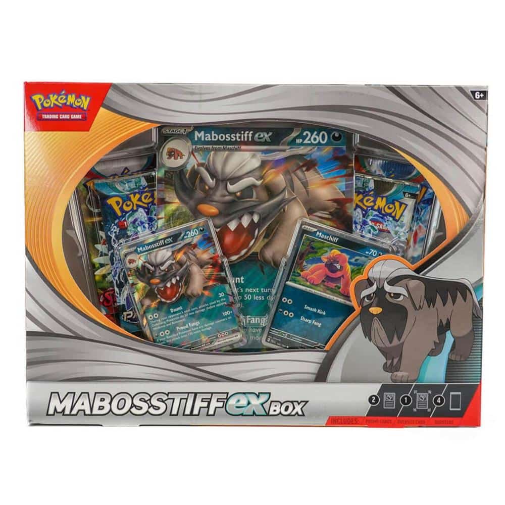 Pokémon Box Ex Mabosstiff (Inglés)