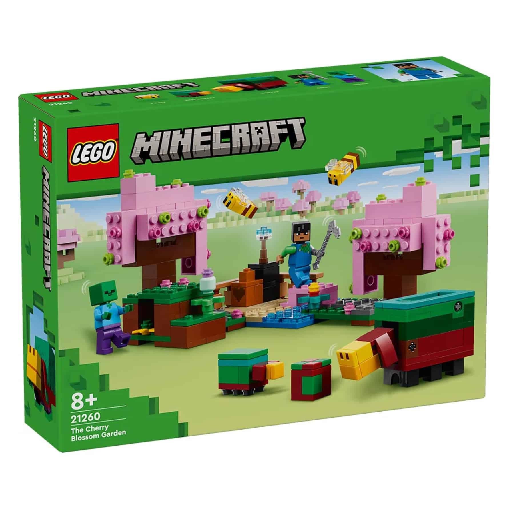 Cerezos Flor Jardin Lego Minecraft