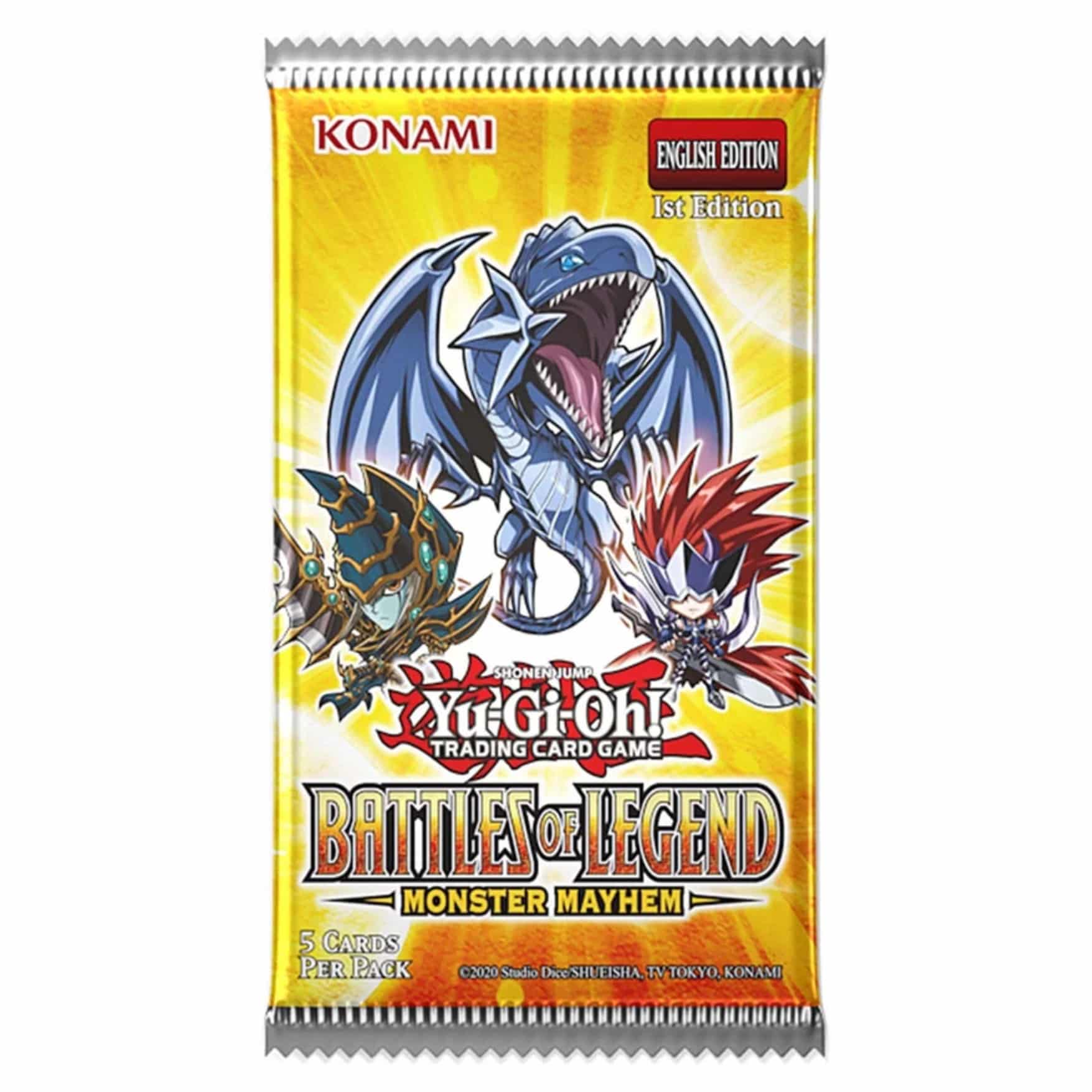 Yu-Gi-Oh! Battles Legend Mayhem Monster Of Booster Pack (Inglés)