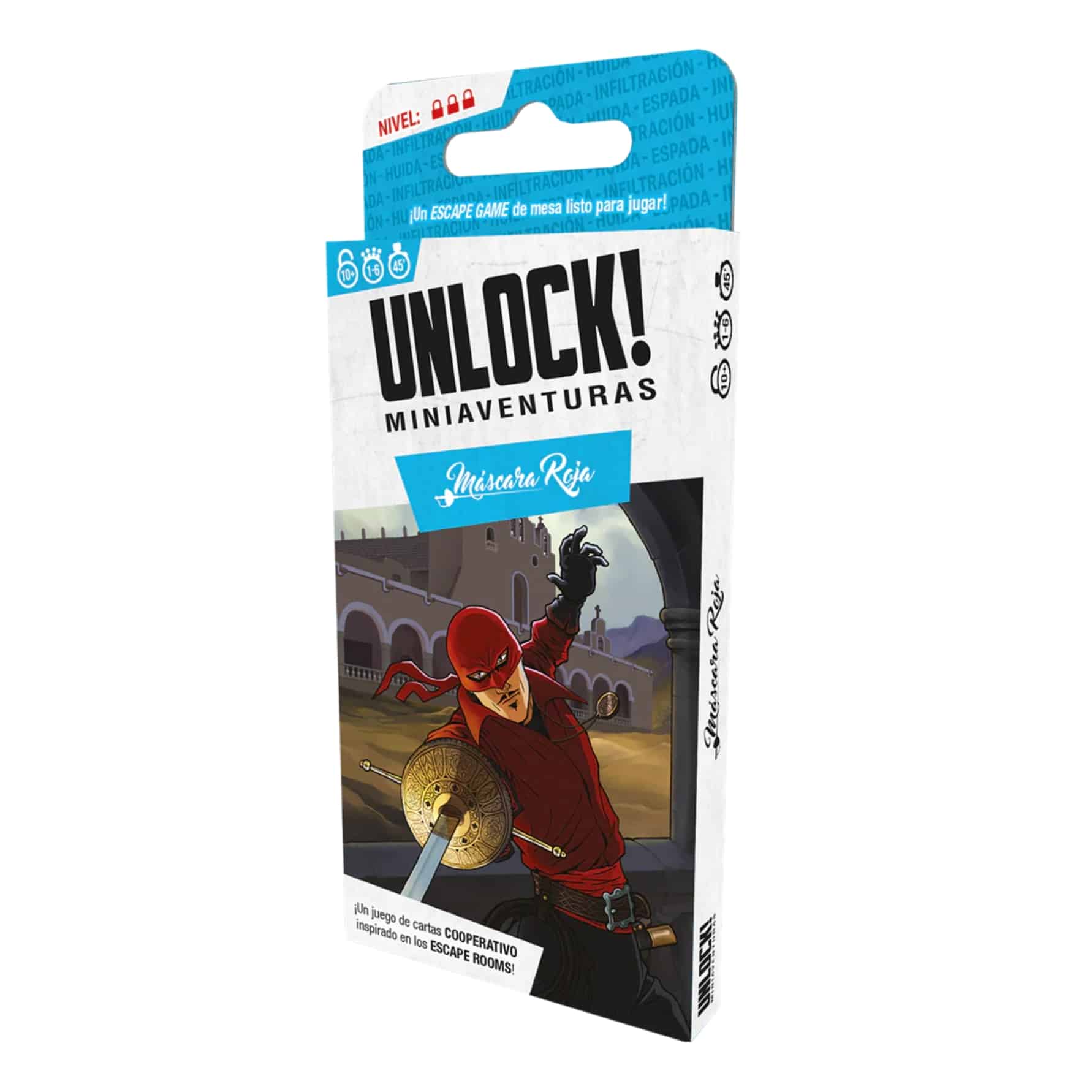 Mascara Miniaventuras Roja Unlock