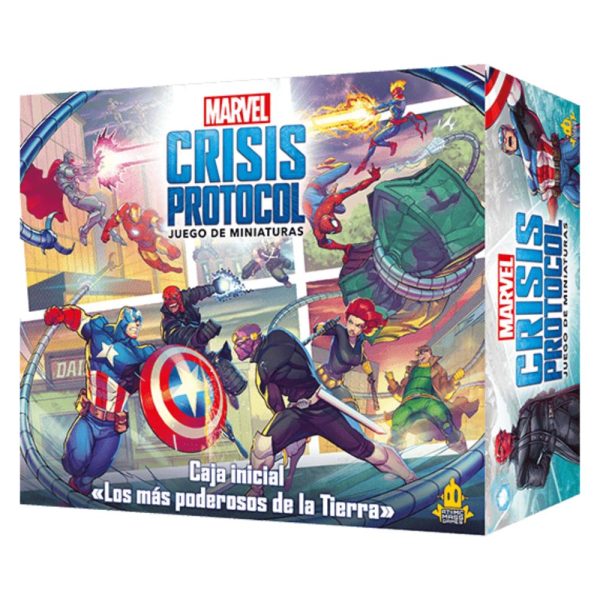Marvel Crisis Protocol Caja Inicial Los más Poderosos de la Tierra