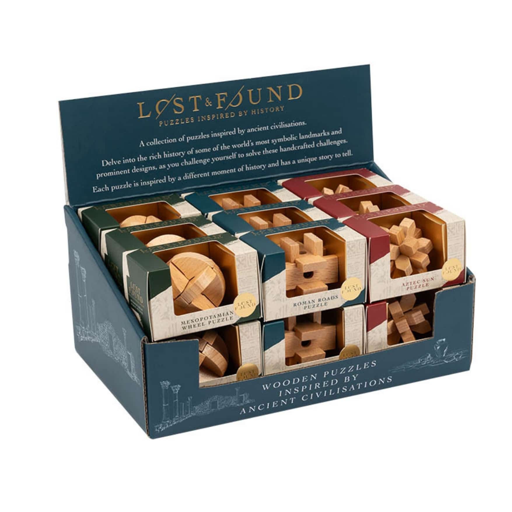 038 Ancient Civilization Found Lost Madera Puzzles Booster Box