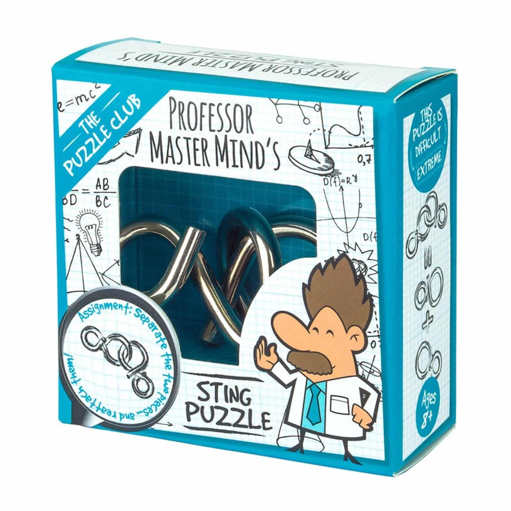 Master Metal Mind Professor Puzzle Puzzling Sting Tin