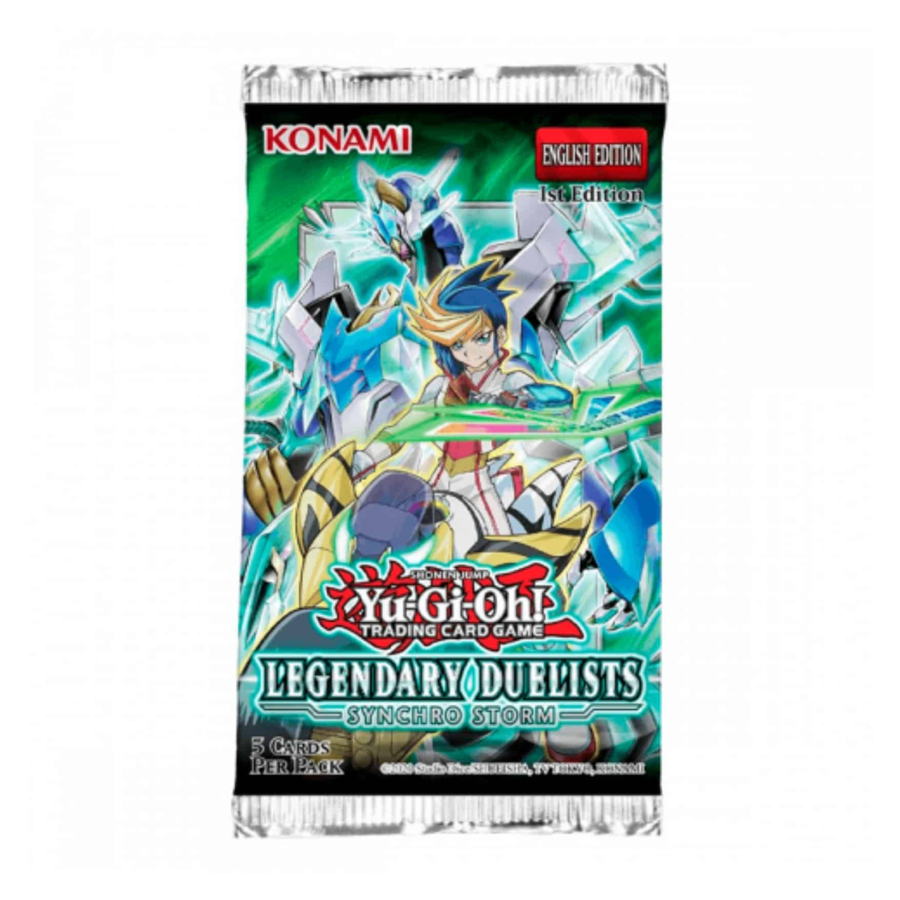 Yu-Gi-Oh! Duelists Legendary Storm Synchro Booster Pack (Inglés)