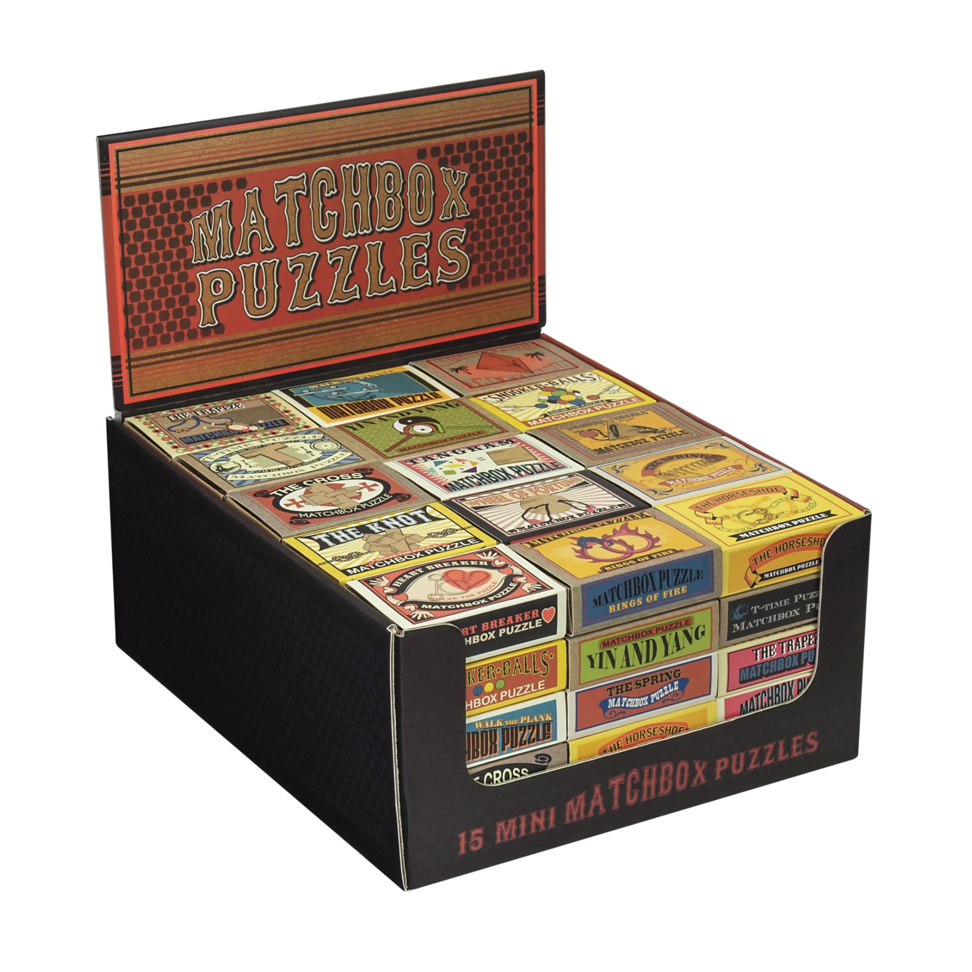 Madera Matchbox Metal Puzzles Booster Box