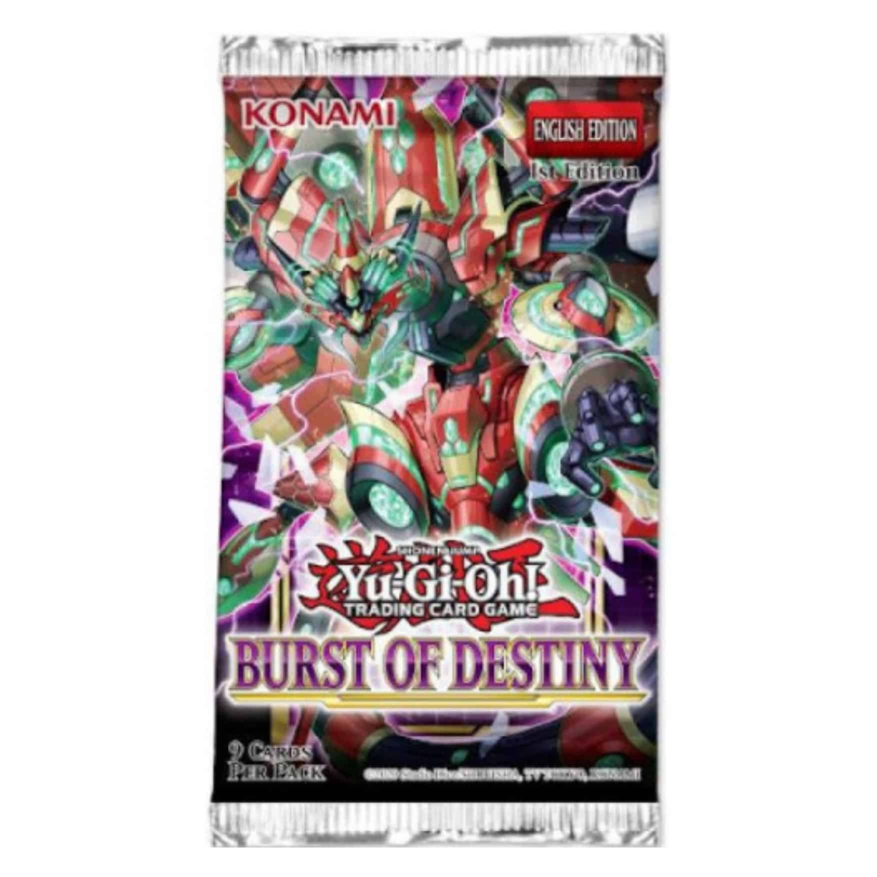 Yu-Gi-Oh! Burst of Destiny Sobre Inglés – Updown Juegos