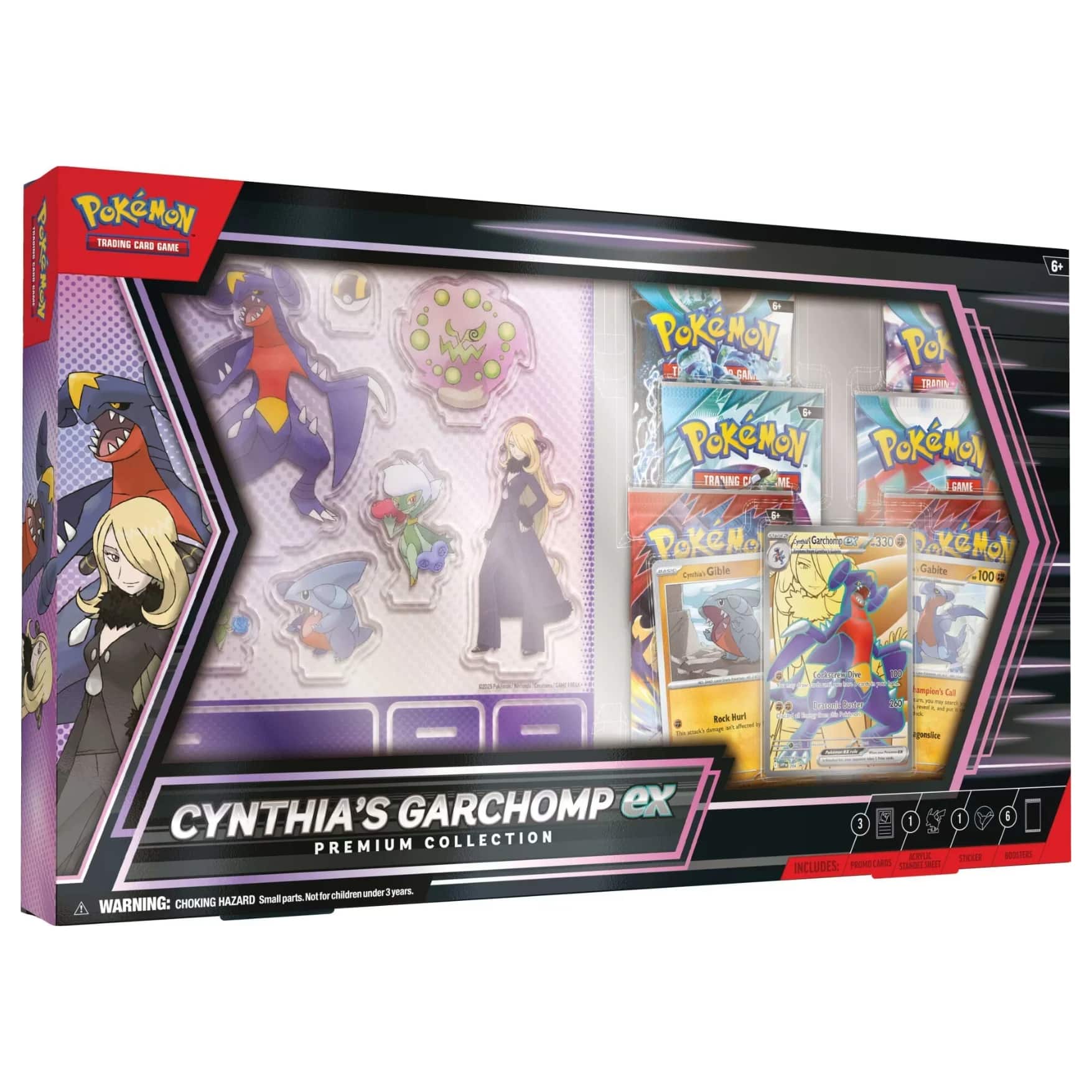 Pokémon Cynthia Ex Garchomp Premium Collection (Español)