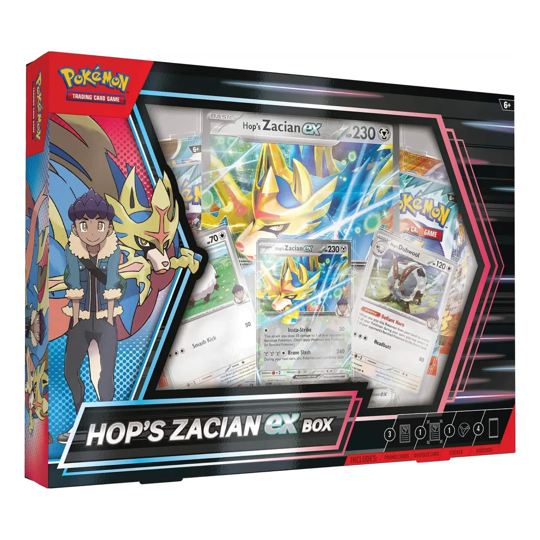 Pokémon Box Ex Hop Zacian (Inglés)