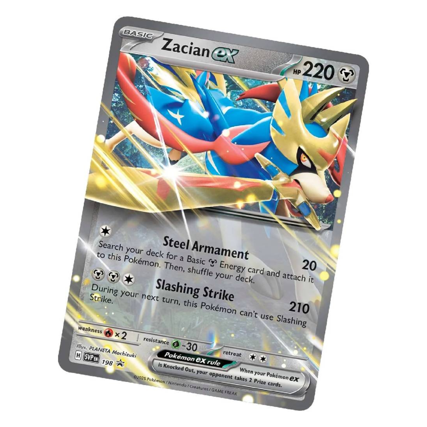 Pokémon Slashing Legends Zacian ex Tin Inglés - Updown Juegos