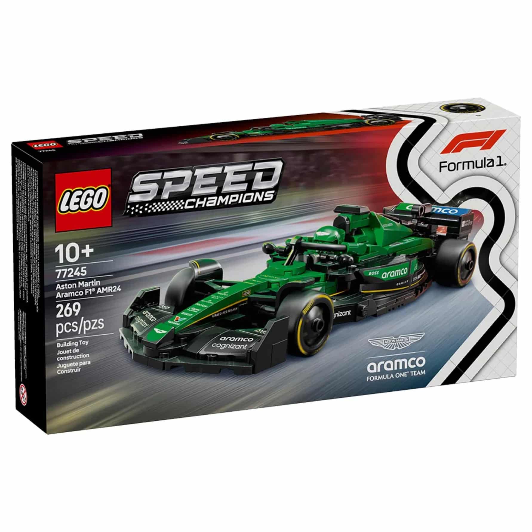 Amr24 Aramco Aston Champions F1 Lego Martin Speed Tin