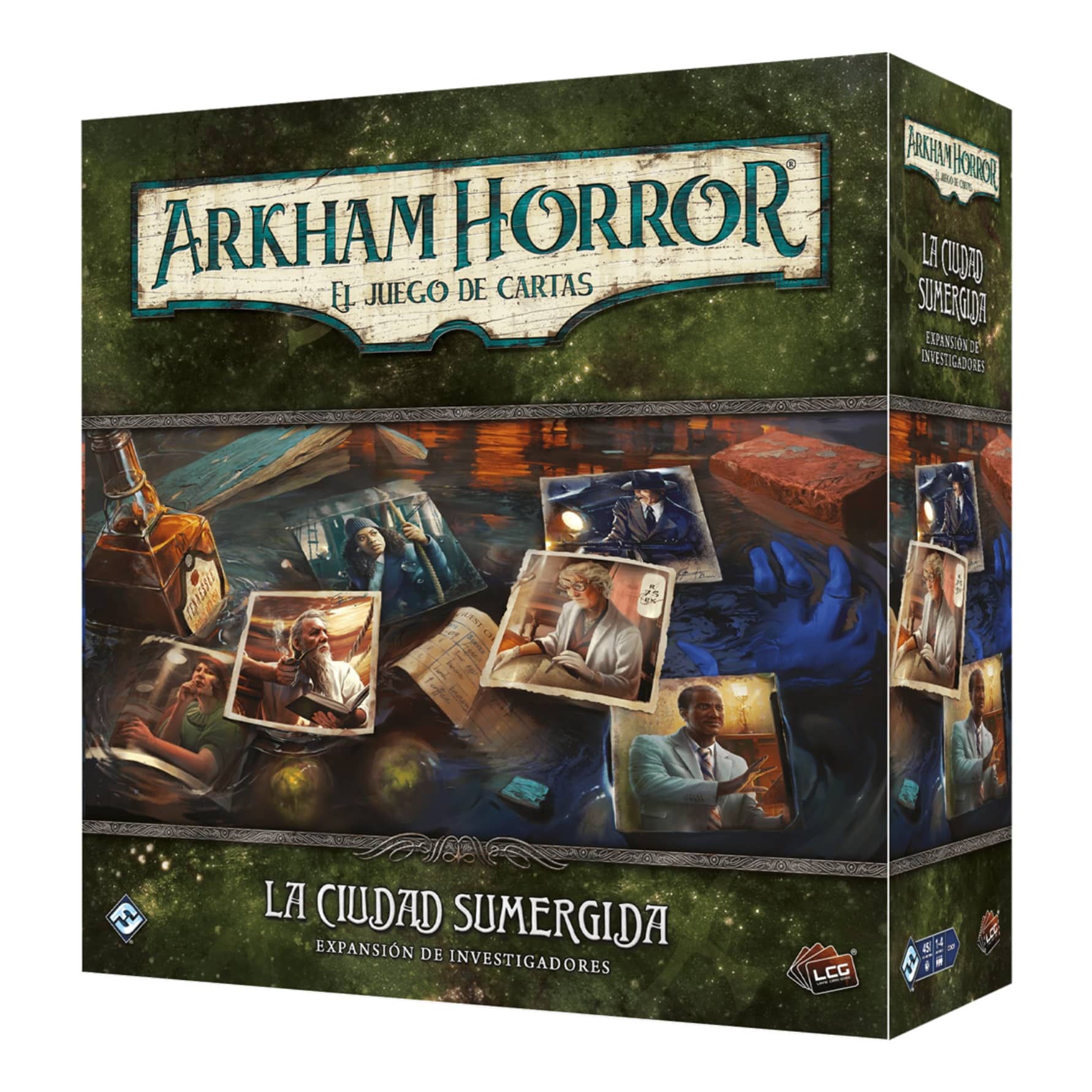 Arkham Ciudad Exp Horror Investigadores Lcg Sumergida