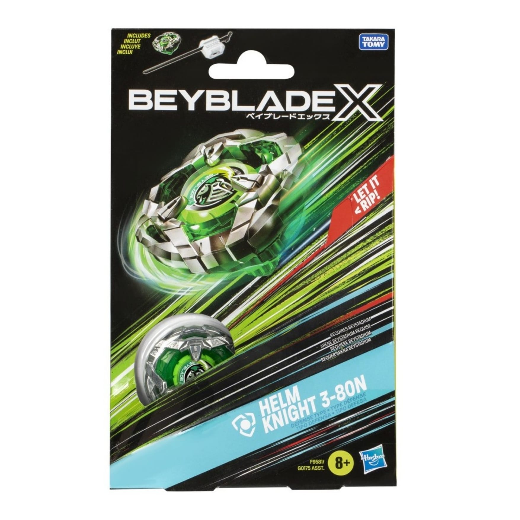 Beyblade Helm Inicial Kit Knight