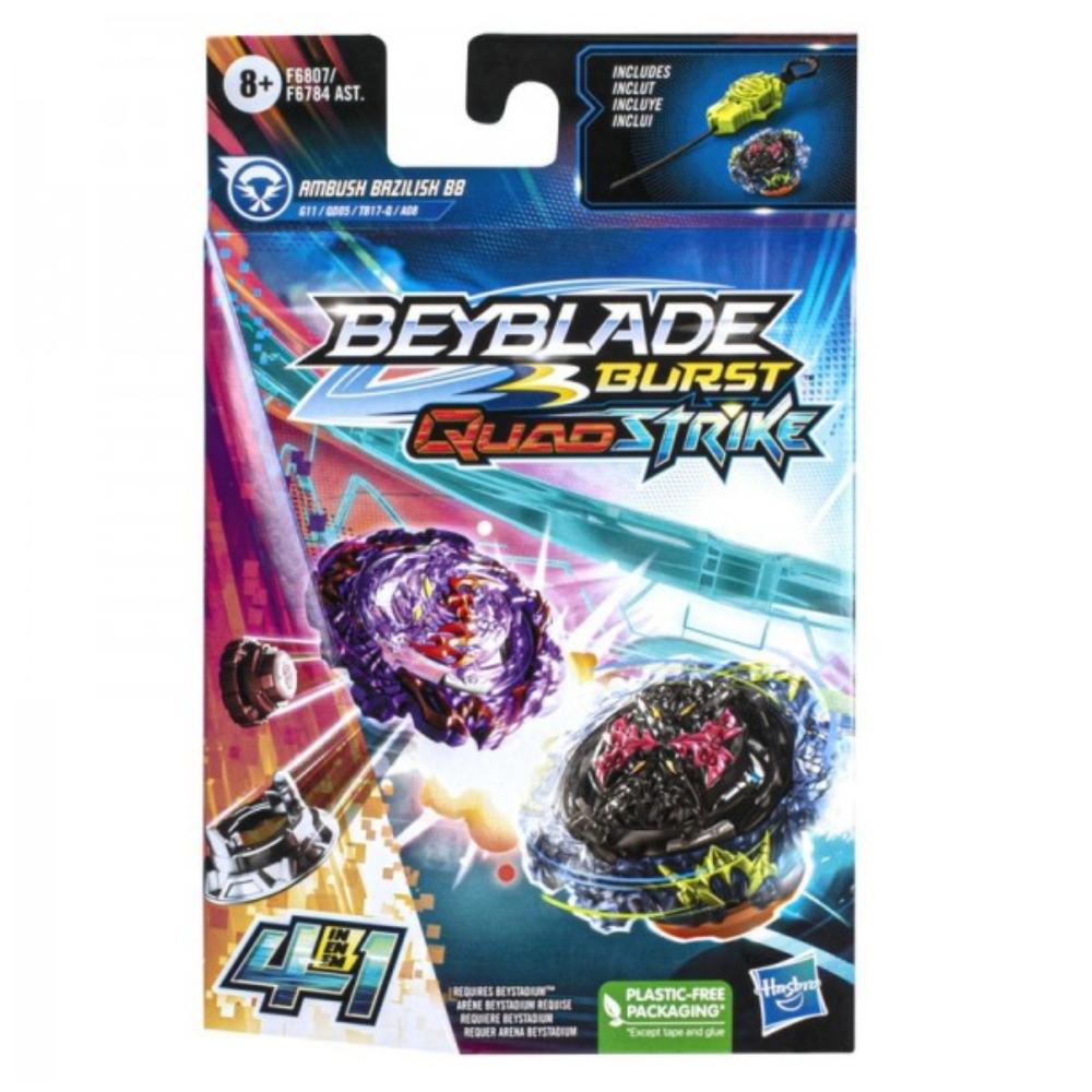 Beyblade Burst Quadstrike Ambush Brazilisk B8 – Updown Juegos