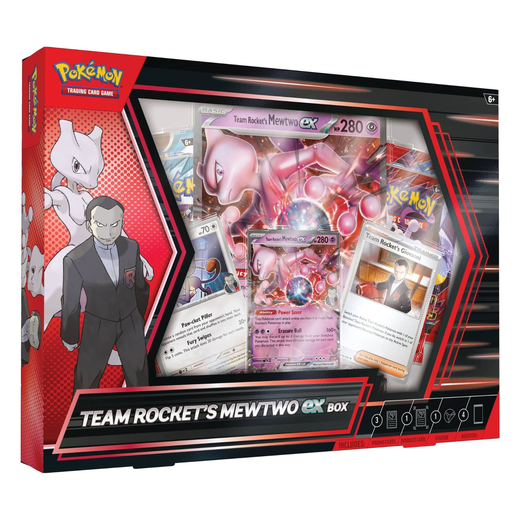 Pokémon Box Ex Mewtwo Rocket Team (Español)