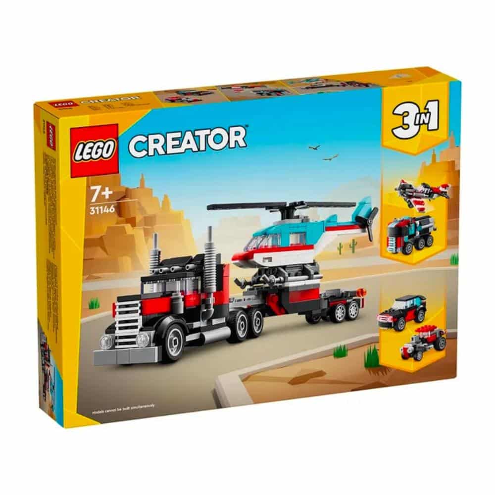Camion Helicoptero Lego Plataforma Tin