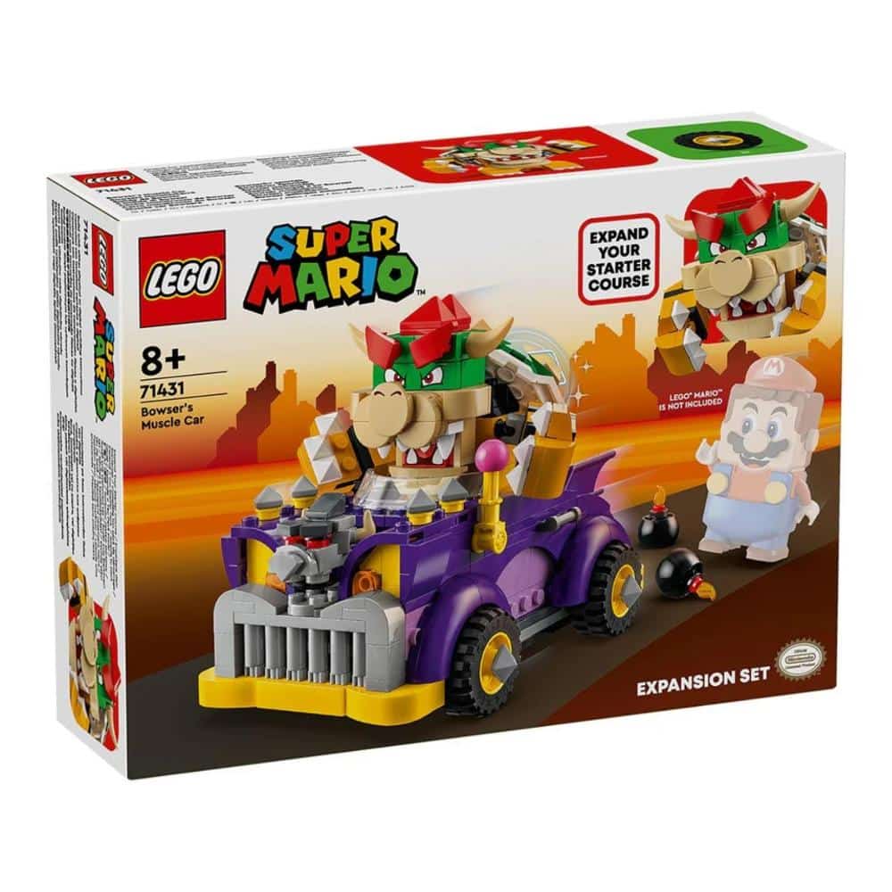 Bowser Coche Lego Mario Monstruoso Super