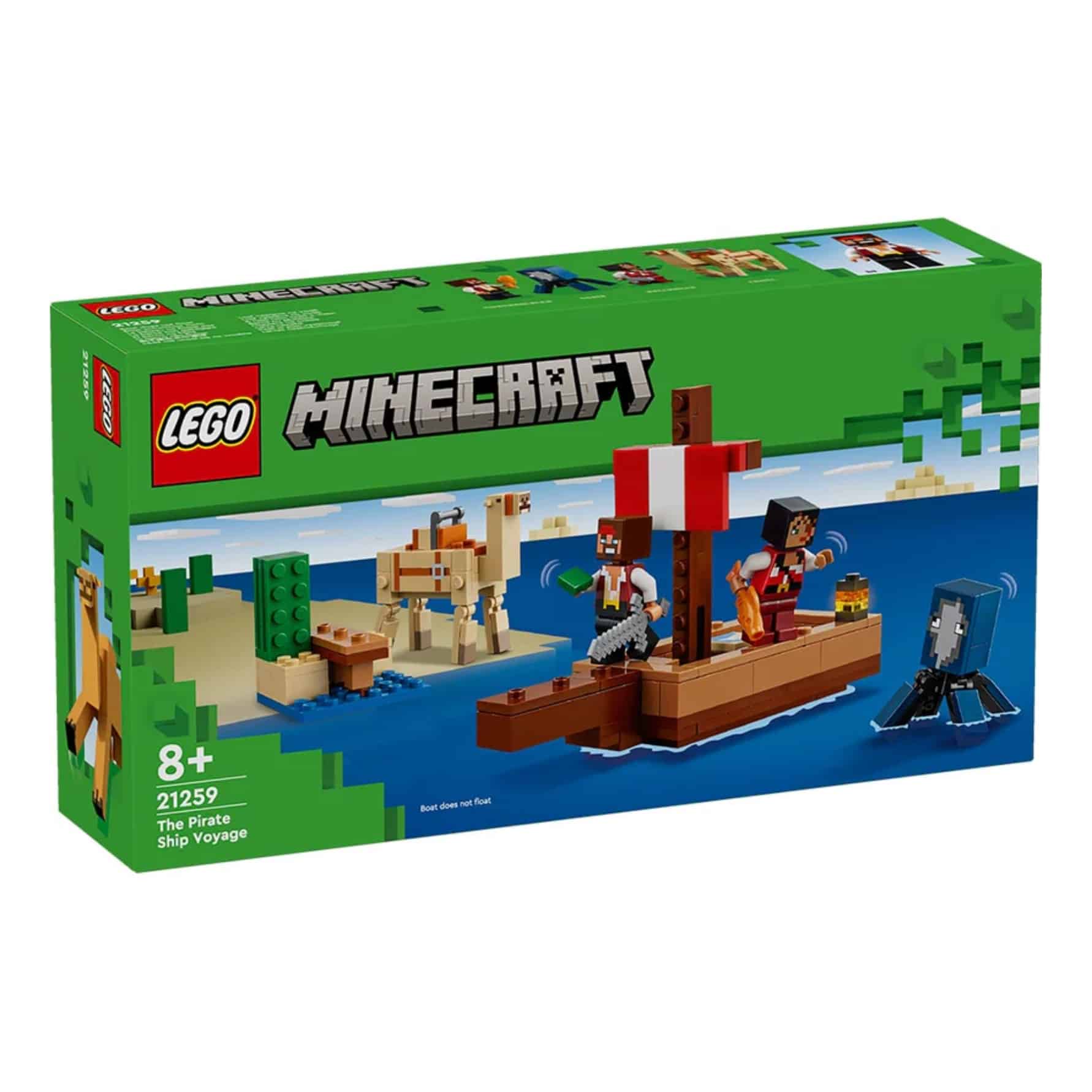 Barco Lego Minecraft Pirata Viaje