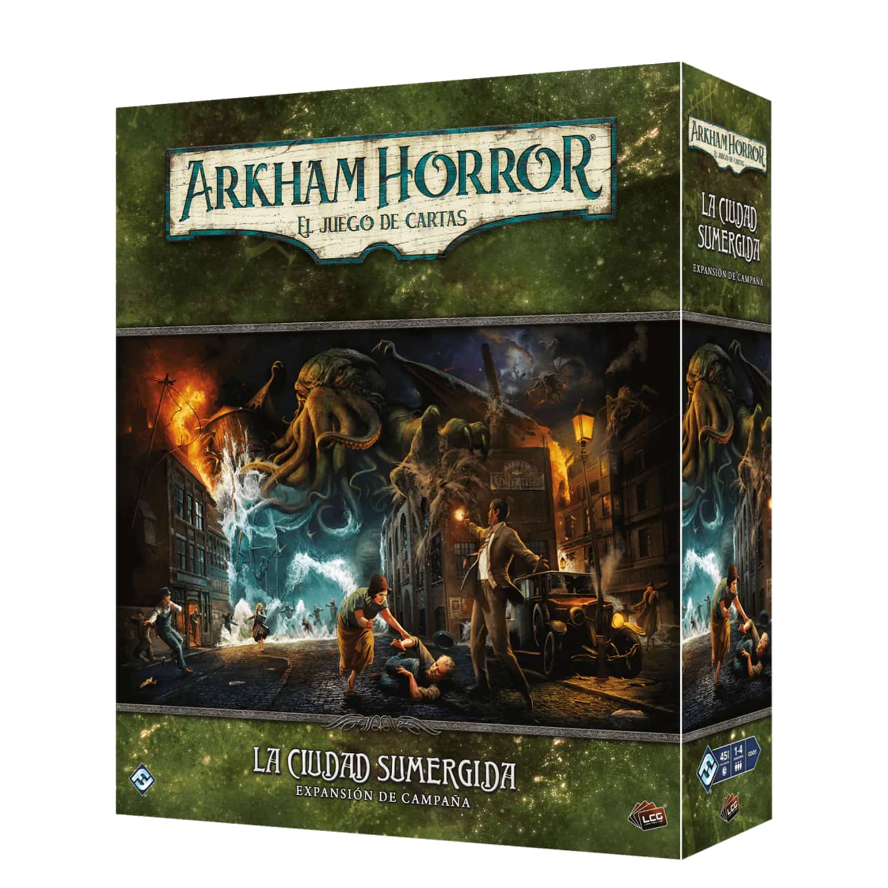 Arkham Campana Ciudad Expa Horror Lcg Sumergida
