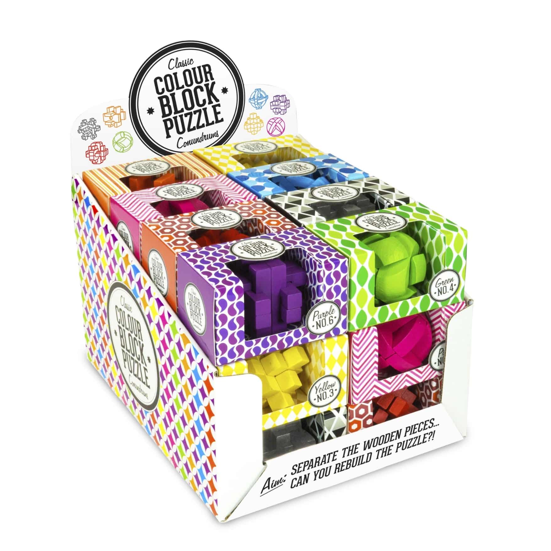 Block Colour Conundrum Madera Puzzles Booster Box