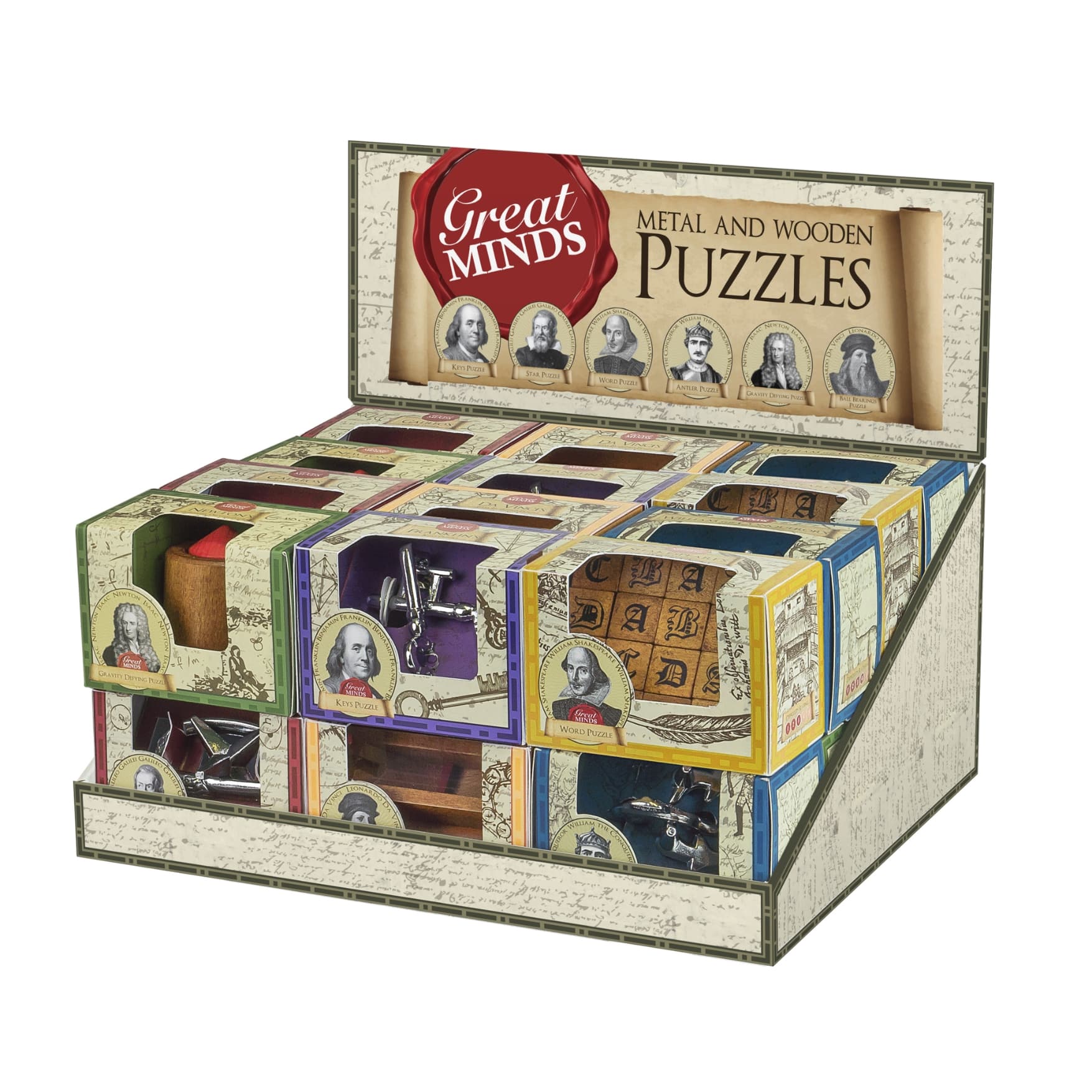 Great Madera Metal Minds Puzzles Booster Box