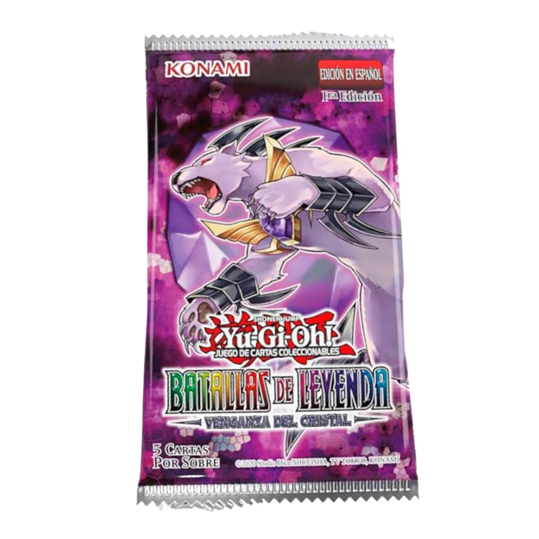 Yu-Gi-Oh! Batallas Cristal Leyenda Venganza Booster Pack (Español)