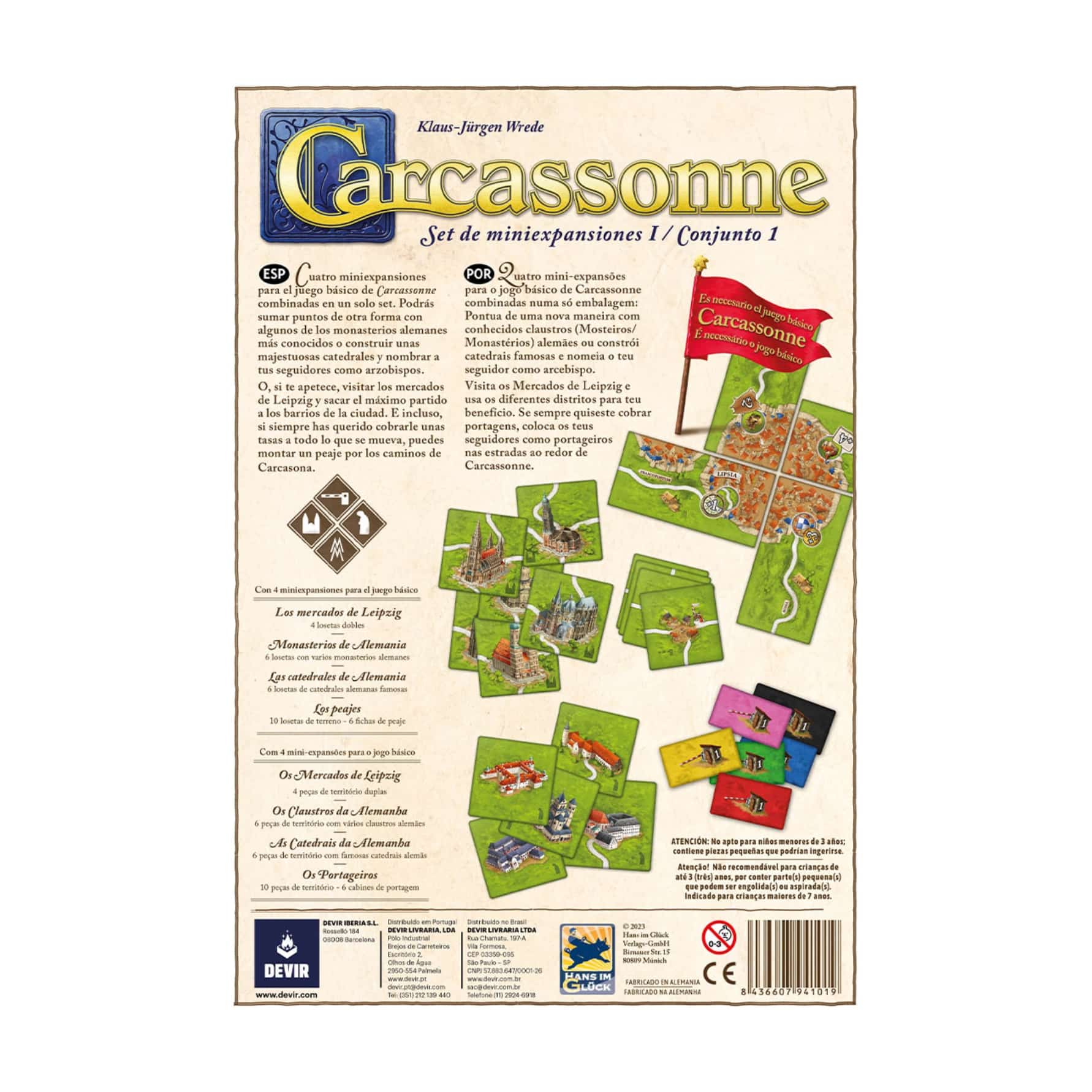Carcassonne Conjunto Miniexpansiones