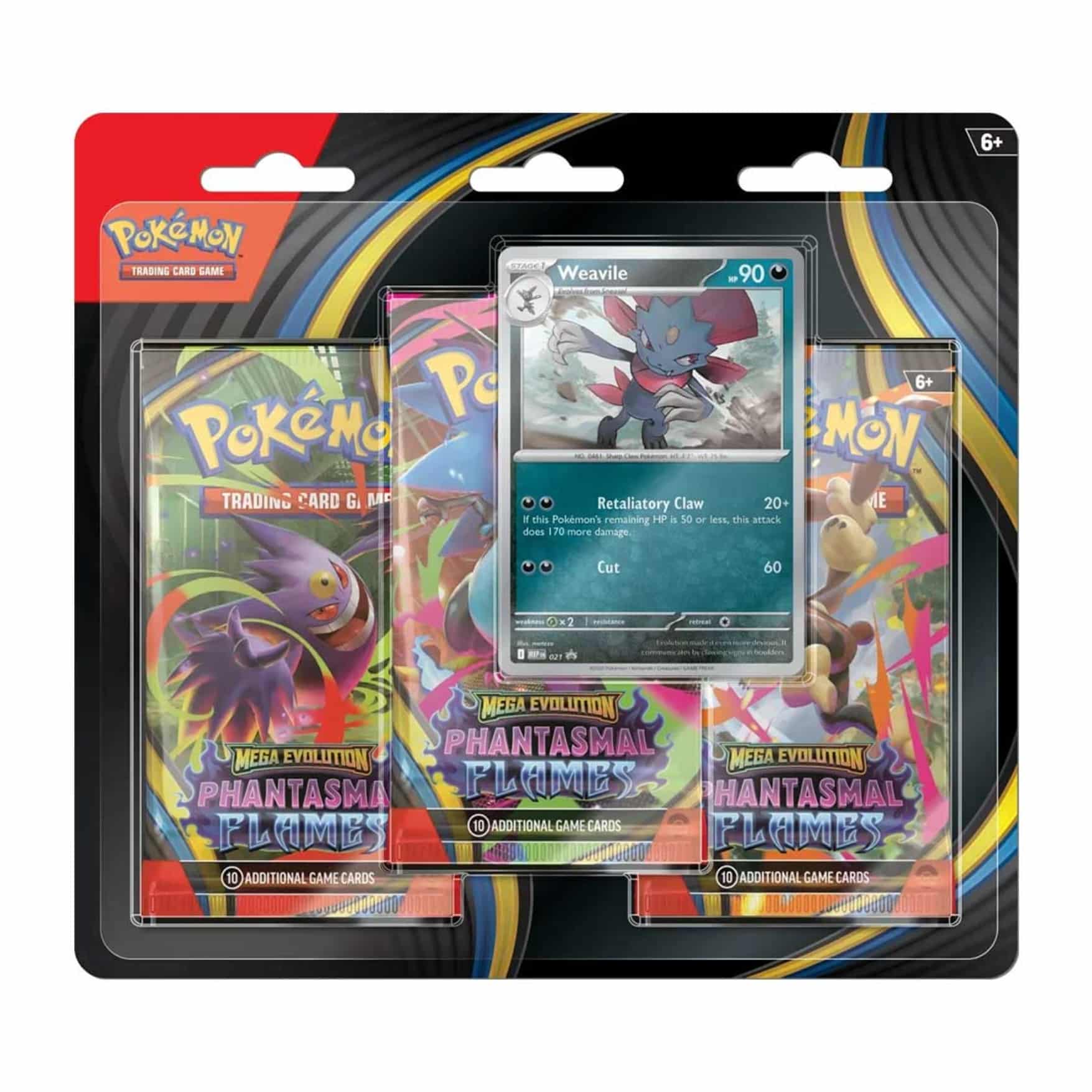 Pokémon Phantasmal Flames Weavile Blister (Inglés)