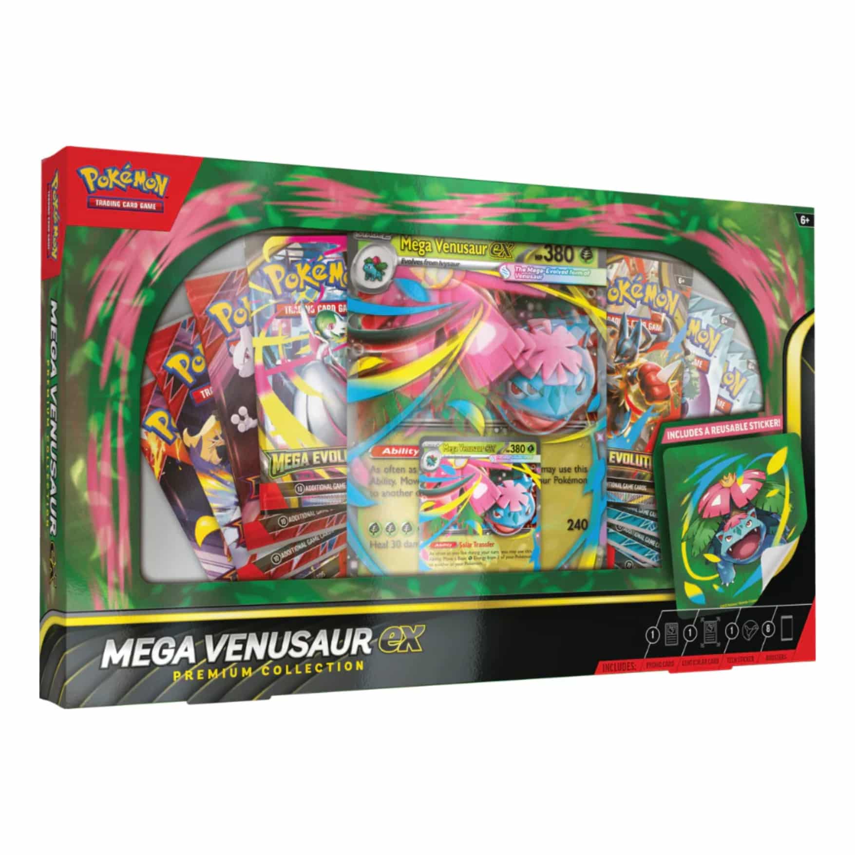 Pokémon Ex Mega Venusaur Premium Collection (Español)