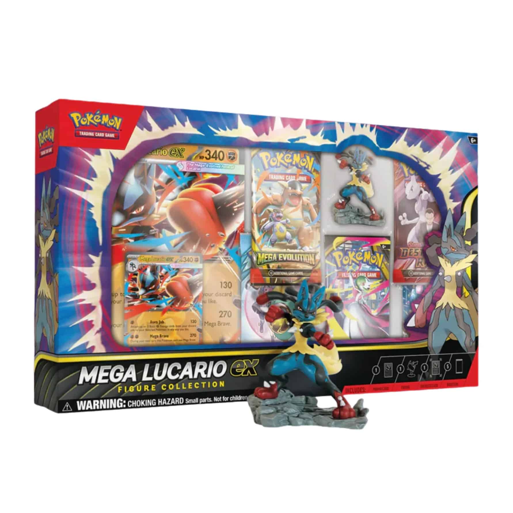 Pokemon Mega Lucario ex Figure Collection Inglés – Updown Juegos